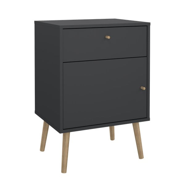 Naktinis staliukas antracito spalvos Bodo – Tvilum-image-3