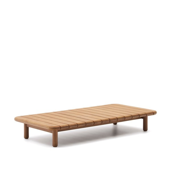 Iš tikmedžio masyvo sodo kavos staliukas 70x140 cm Turqueta – Kave Home-image-2