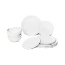 12 dalių baltų porcelianinių indų rinkinys Bonami Essentials Purita