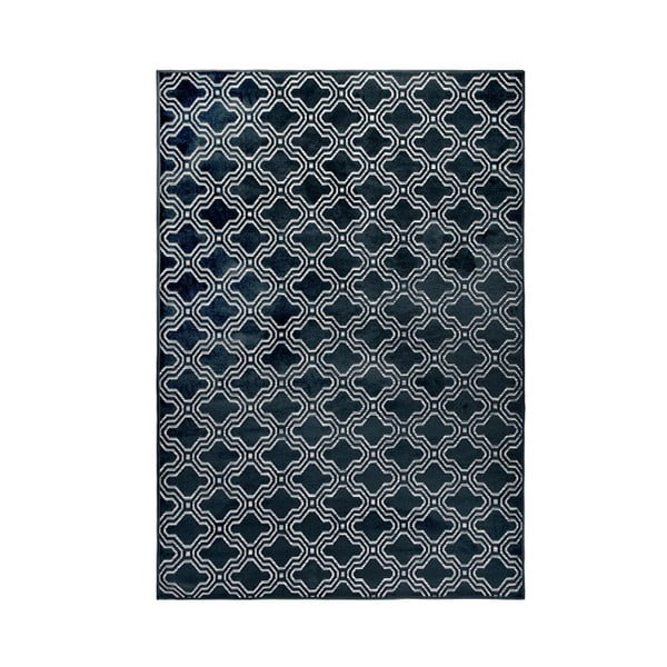 Tamsiai mėlynas "White Label Feike" kilimas, 160 x 230 cm