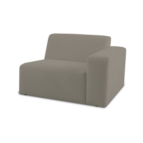 Iš boucle modulinė sofa šviesiai rudos spalvos (su dešiniuoju kampu) Roxy – Scandic-image-1