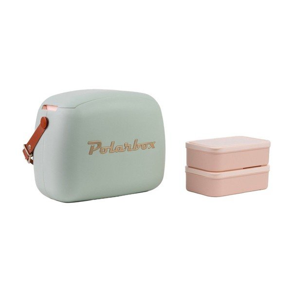 Pilkai žalios spalvos termo dėžė 6 l Classic Gold – Polarbox