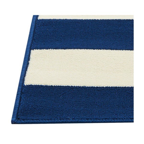Mėlyna ir balta lauko kiliminė danga Floorita Stripes, 133 x 190 cm-image-1