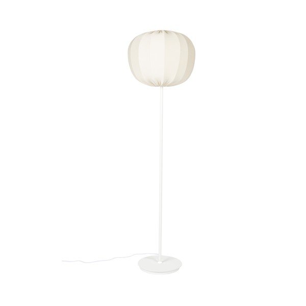 Pastatomas šviestuvas baltos spalvos (aukštis 160 cm) su tekstiliniu gaubtu Shem – White Label