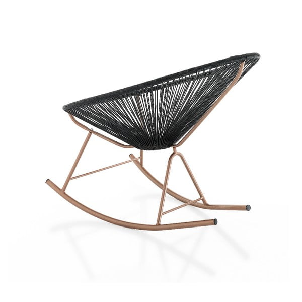 Juodos spalvos supamoji kėdė Tomasucci Numana, tinkama naudoti lauke-image-2