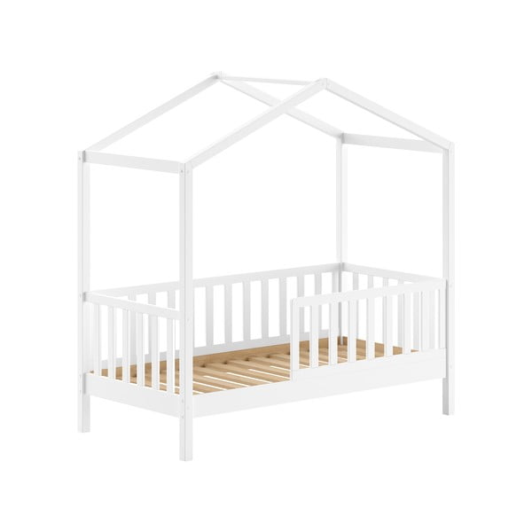 Vaikiška lova iš pušies masyvo baltos spalvos 70x140 cm DALLAS – Vipack