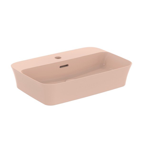 Iš keramikos praustuvas šviesiai rožinės spalvos 55x38 cm Ipalyss – Ideal Standard