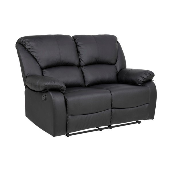 Juoda dvivietė sofa Actona Helsinki