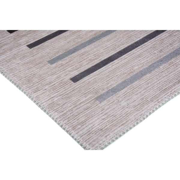 Šviesiai rudas plaunamas kilimas 120x180 cm - Vitaus-image-2