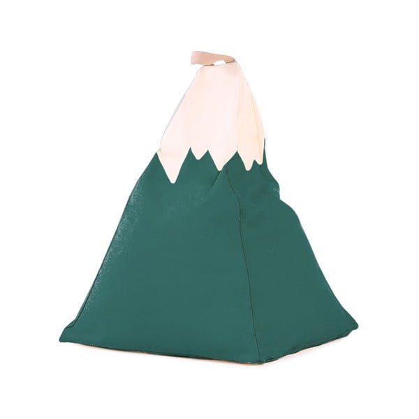 Vaikiškas sėdmaišis žalios spalvos/smėlio spalvos Mountain – Little Nice Things
