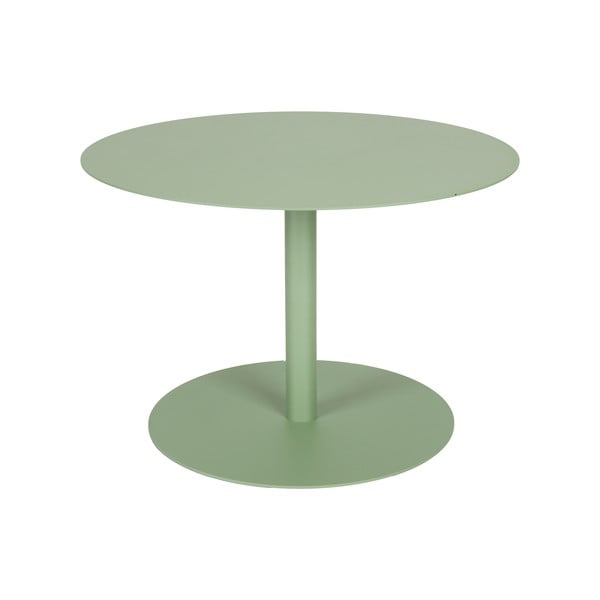 Šalavijo spalvos iš plieno apvalios formos kavos staliukas ø 60 cm Snow – Zuiver