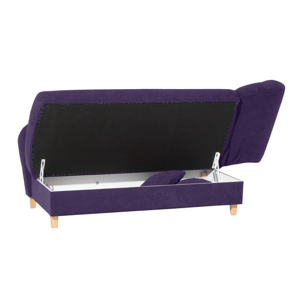 Violetinės spalvos "Max Winzer Selma" poilsio kėdė, kairysis kampas-image-1