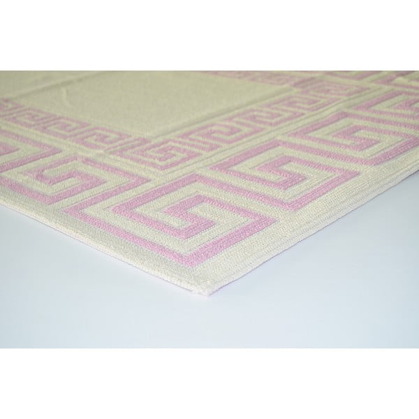 Senovinis rožinis patvarus kilimas "Vitaus Versace", 120 x 180 cm-image-2