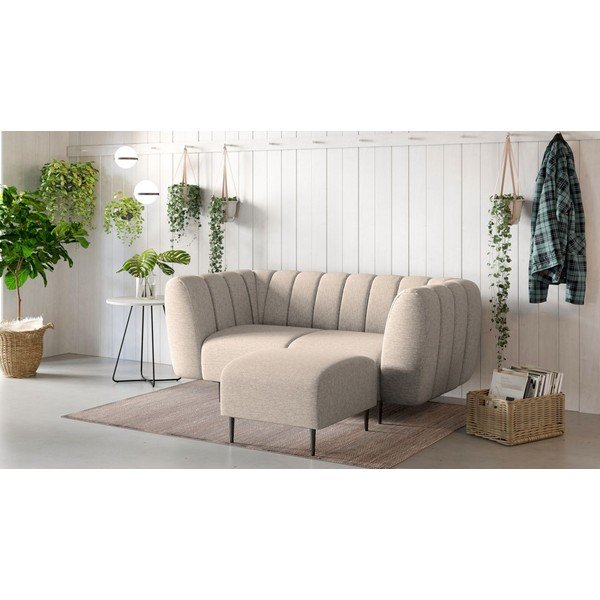 Taburetė smėlio spalvos Shel – Ghado-image-3