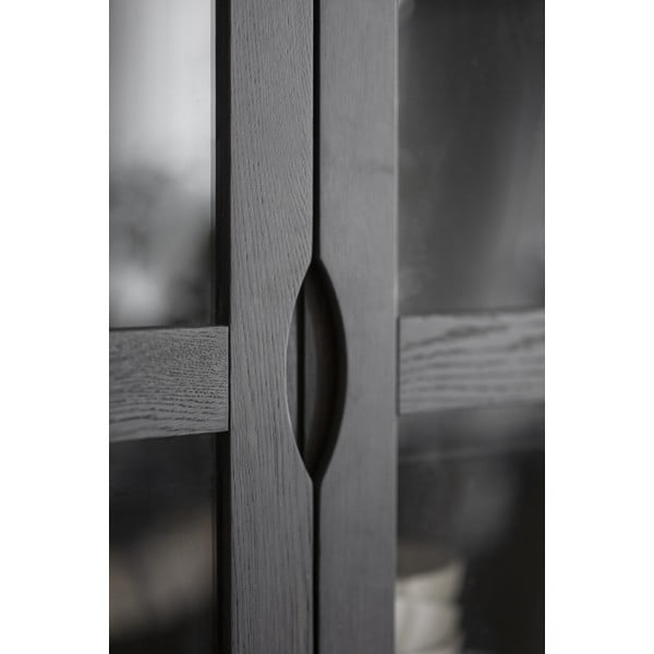 Vitrina rudos spalvos iš ąžuolo 82x185 cm Filippa – Rowico-image-4