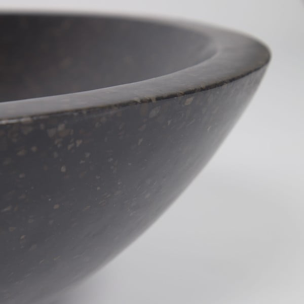Juodas praustuvas Terrazzo Kave Home Sunday, ø 40 cm-image-2