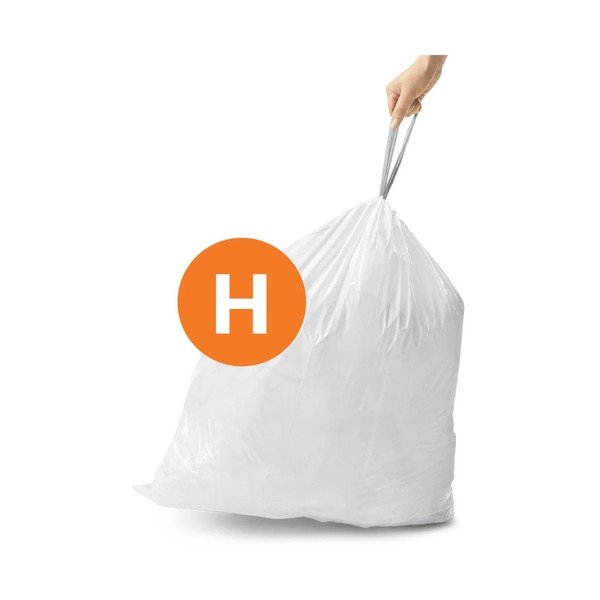 H tipo šiukšliadėžių maišai Simplehuman, 60 vnt.-image-3