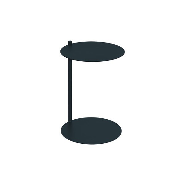 Iš plieno apvalios formos šoninis stalas 41x40 cm Ande – noo.ma