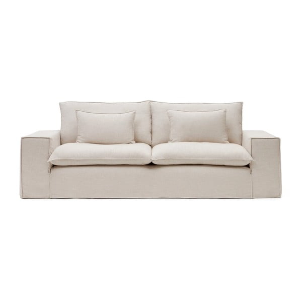 Smėlio spalvos iš lino sofa 280 cm Anarela – Kave Home