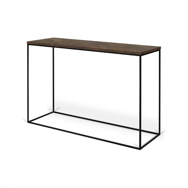 TemaHome "Gleam" konsolinis staliukas su raudono marmuro viršumi-image-1