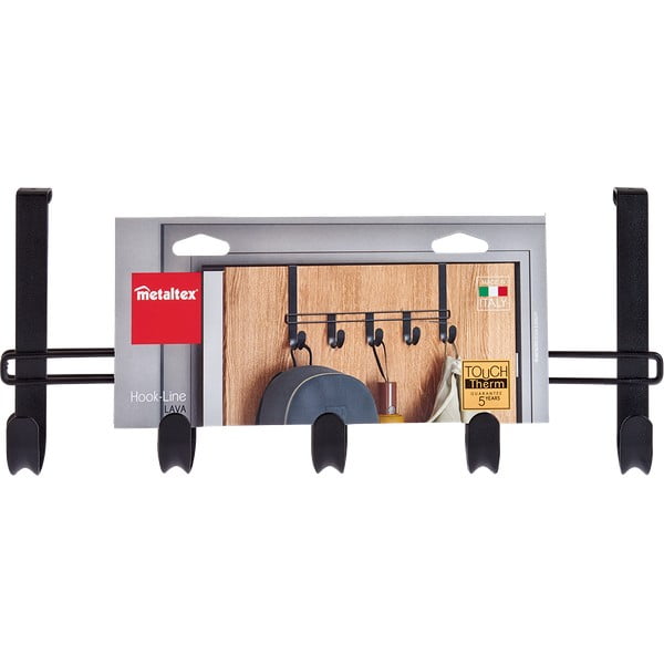 Juoda pakabinama kabykla iš nerūdijančio plieno Metaltex Lava-image-2