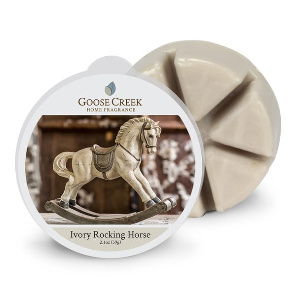 Aromaterapinis vaškas "Goose Creek Ivory Rocking Horse", 65 valandų degimo trukmė