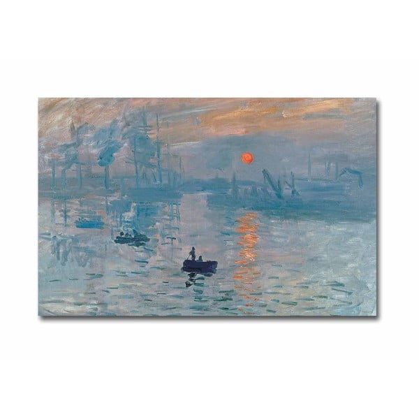 Sieninė reprodukcija ant drobės Claude Monet Sunrise, 70 x 45 cm