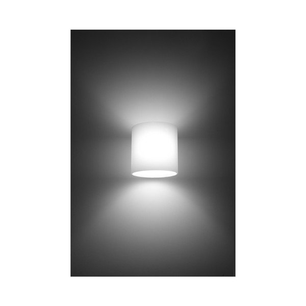 Baltas sieninis šviestuvas "Sollux Gino-image-2
