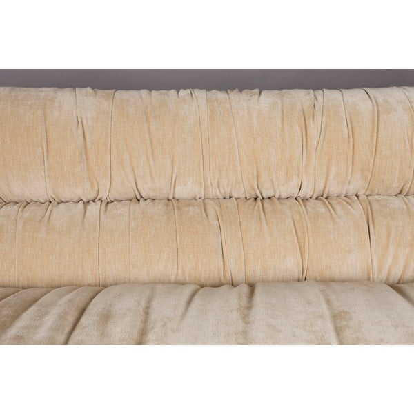 Smėlio spalvos iš velveto sofa 214 cm Douglas – Dutchbone-image-4