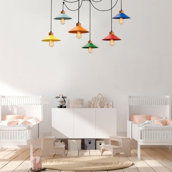 Kabantis šviestuvas ø 114 cm su metaliniu gaubtu Manavgat – Opviq lights-image-1
