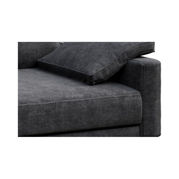 Tamsiai pilka kampinė sofa MESONICA Musso, kairysis kampas-image-4