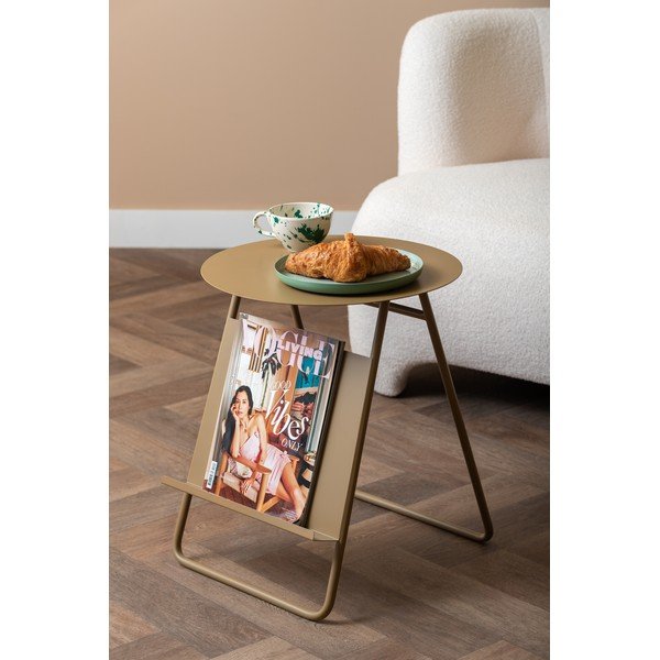 Iš metalo apvalios formos šoninis stalas ø 40 cm Esencia – Leitmotiv-image-1