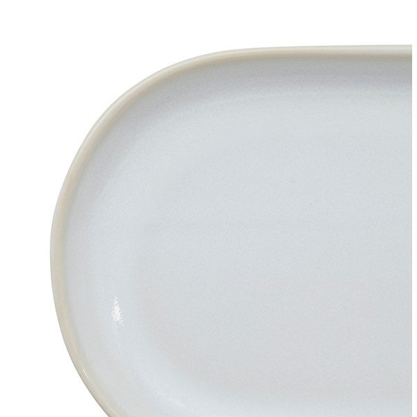Balta akmens masės lėkštė Flore - Côté Table-image-1