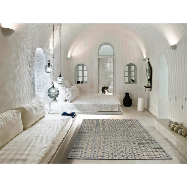 Mėlynai smėlio spalvos kilimas 230x160 cm Cata - Universal-image-1