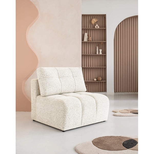 Kreminės spalvos modulinė sofos dalis Lulu – Miuform-image-3