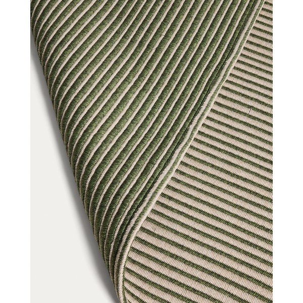 Žalios spalvos/smėlio spalvos lauko ir vidaus kilimas 160x230 cm Ardelia – Kave Home-image-4