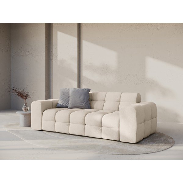Smėlio spalvos sofa 222 cm Kendal – Micadoni -image-1