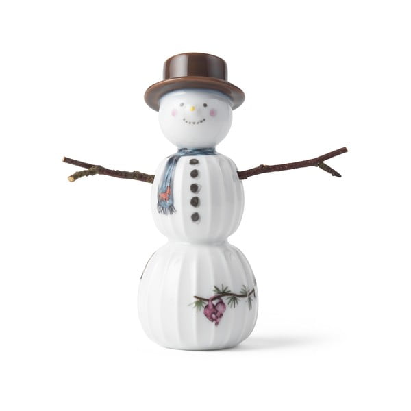 Iš porceliano kalėdinė statulėlė (aukštis 11,5 cm) Hammershøi Snowman – Kähler Design