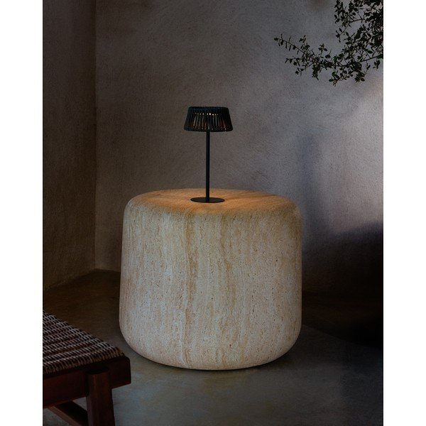 Stalinis lauko šviestuvas LED saulės baterijos ø 11 cm Aldet – Kave Home-image-1