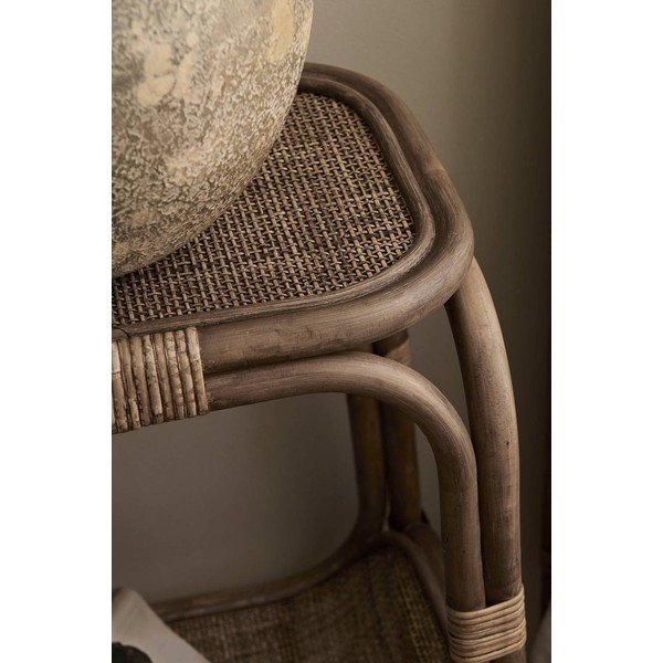 Iš rotango apvalios formos šoninis stalas ø 41 cm Magnolia – Ellos Home-image-3
