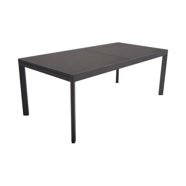 Sodo valgomojo stalas su stikliniu stalviršiu 100x200 cm Nerea – Garden Pleasure