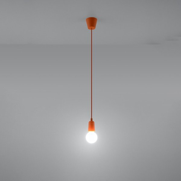 Kabantis šviestuvas oranžinės spalvos ø 5 cm Rene – Sollux-image-4
