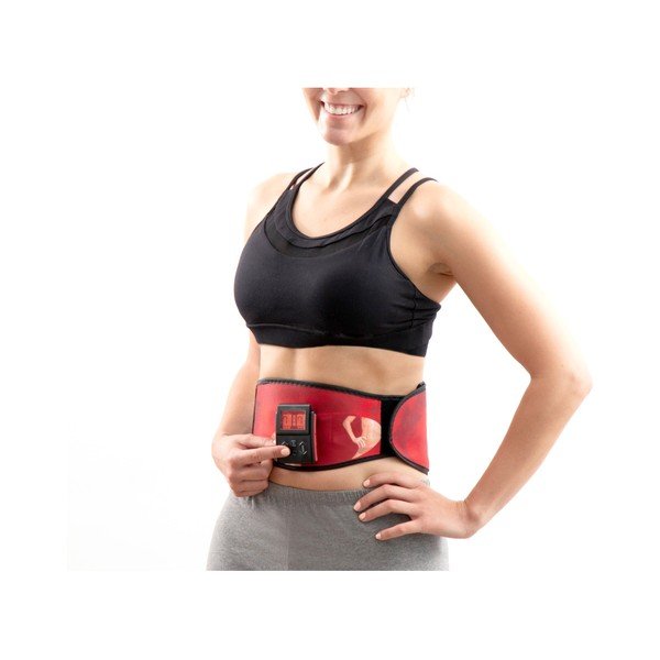 "InnovaGoods" "Abdo King" raudonas elektrostimuliacijos diržas-image-2