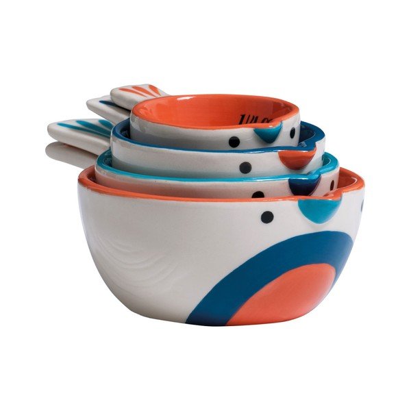 4 matavimo puodeliai Premier Housewares Pretty Things Birdy-image-1