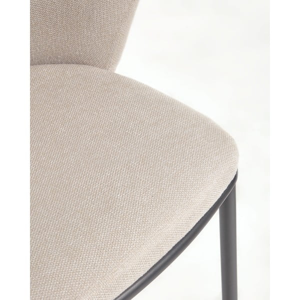 Baro taburetė smėlio spalvos (sėdynės aukštis 65 cm) Ciselia – Kave Home-image-4
