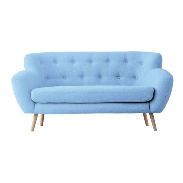 Šviesiai mėlyna dvivietė sofa "Kooko Home Pop