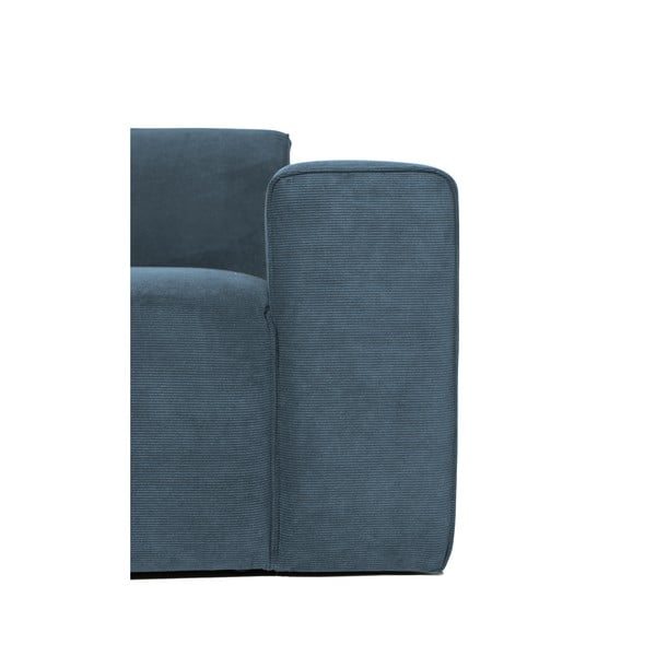 Iš kordinio velveto modulinė sofa mėlynos spalvos (su dešiniuoju kampu) Sting – Scandic-image-3