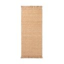 Apverčiamas/rankų darbo natūralios spalvos iš džiuto kilimas 80x300 cm Fjord – Hanse Home