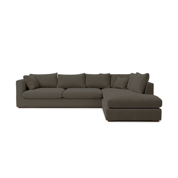 Tamsiai pilka kampinė sofa (dešinysis kampas) Comfy - Scandic