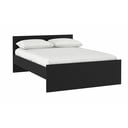 Dvigulė lova juodos spalvos 140x190 cm Naia – Tvilum